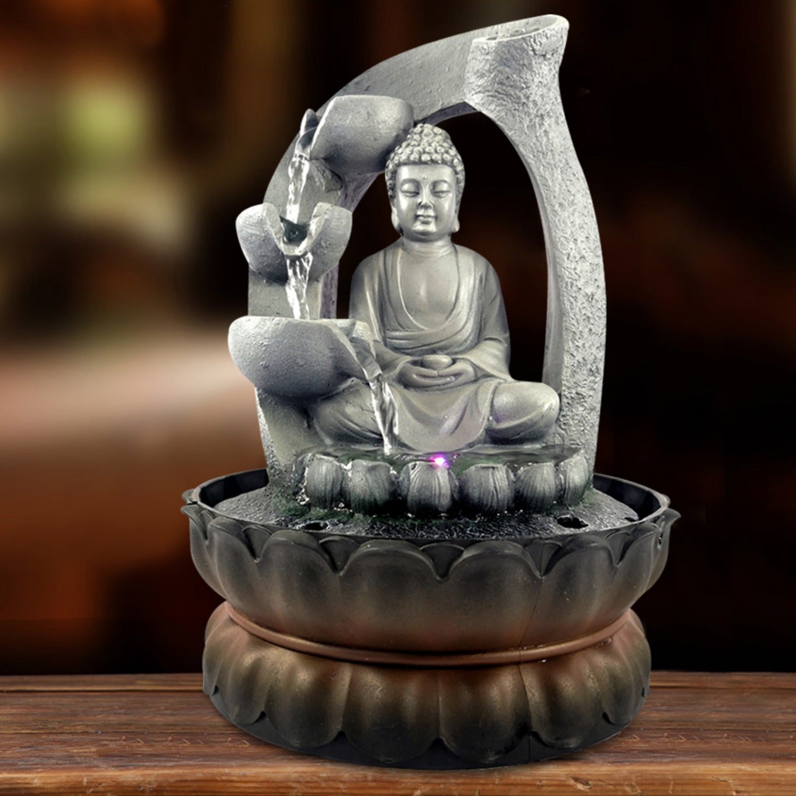 Fontaine Feng Shui en Résine – Élégance et Sérénité