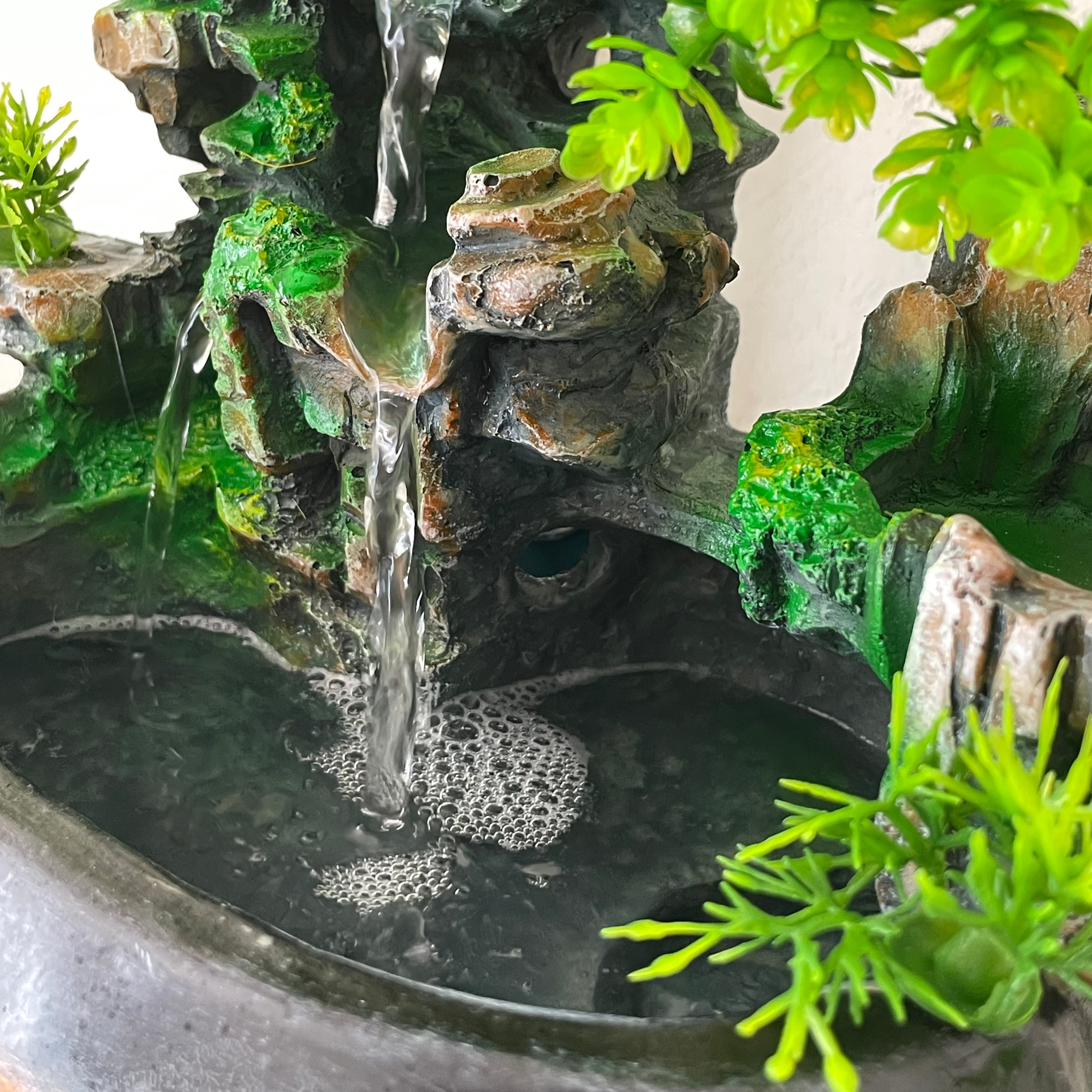 Fontaine Feng Shui - Cascade Zen avec Bonsaï