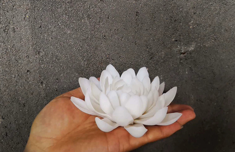 Porte-Encens en Céramique – Encensoir Minimaliste Lotus pour Méditation & Relaxation
