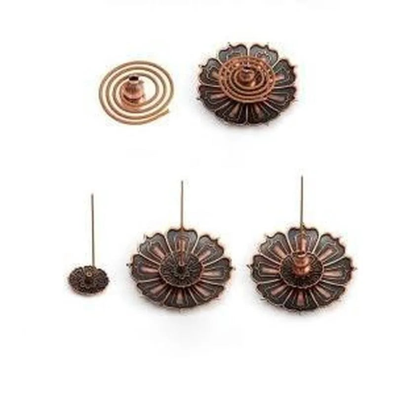 Porte Encens en forme de Lotus - Cuivre - Encens Cône ou bâton