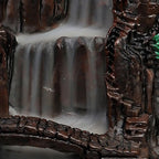 Fontaine à Encens Cascade en Résine – Style Chinois Montagne