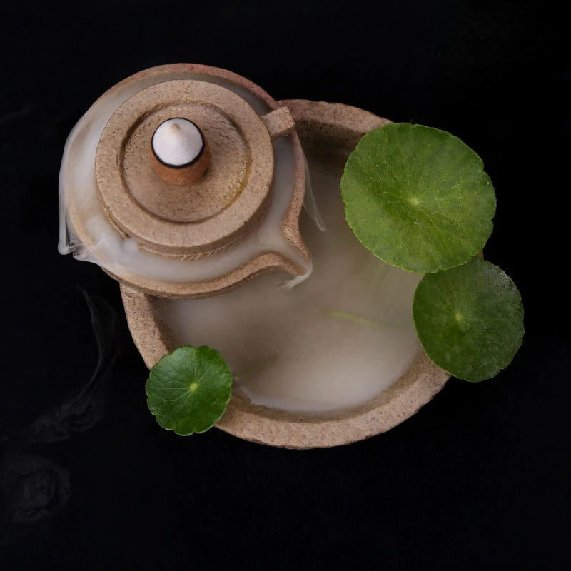 Fontaine à Encens avec Lotus – Fumée Zen Backflow