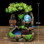 Fontaine à eau - Feng Shui - Roue porte chance avec Boule lumineuse