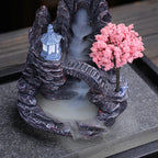 Fontaine à Encens en Résine – Arbre Cerisier