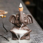 Fontaine à Encens Éléphant Mignon – Porte-Encens Cascade Zen