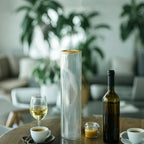 Porte-encens en verre moderne – Encensoir design élégant - Or