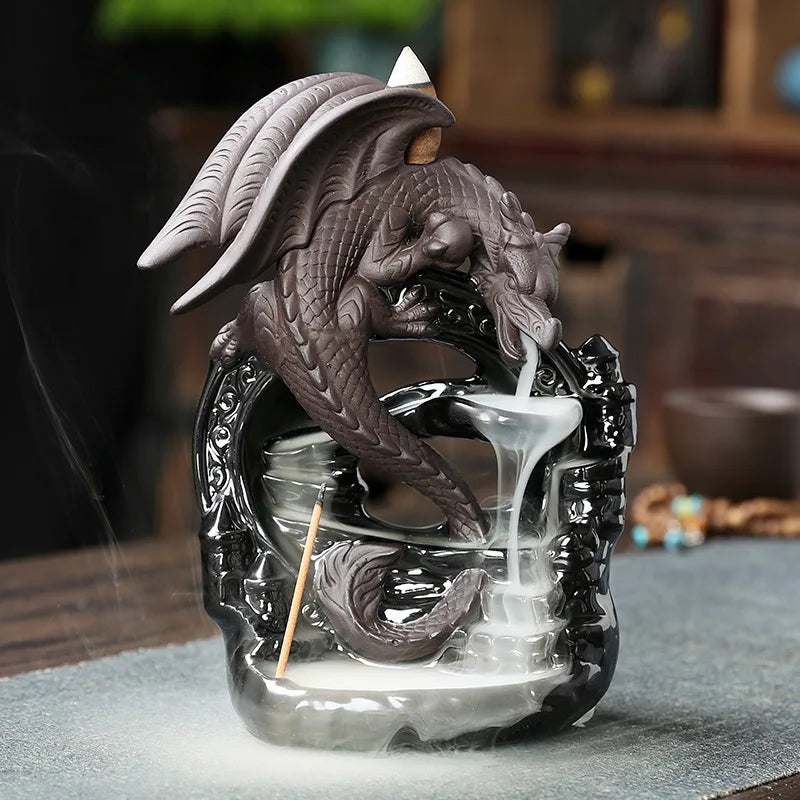 Fontaine à Encens Cascade Dragon Vintage – Céramique