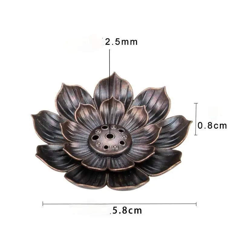 Porte-Encens Bouddhisme Lotus | Encensoir pour Bâtonnets