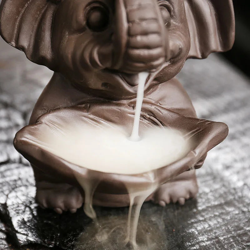 Fontaine à Encens Éléphant Mignon – Porte-Encens Cascade Zen