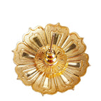 Porte Encens en forme de Lotus - Cuivre - Encens Cône ou bâton