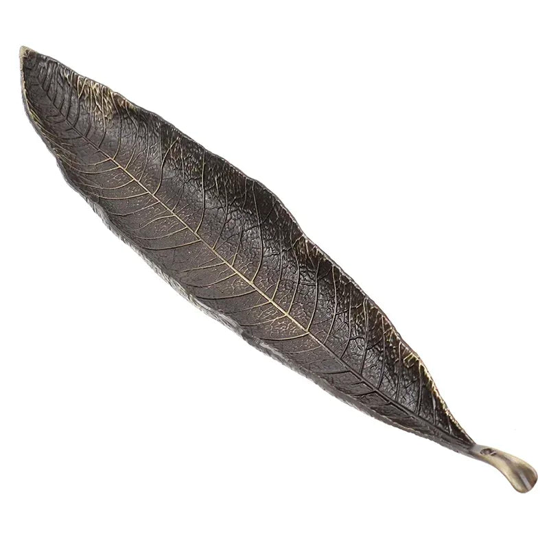 Porte-Encens en Métal Feuille – Support Bâtonnets d’Encens Zen