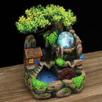 Fontaine à eau - Feng Shui - Roue porte chance avec Boule lumineuse