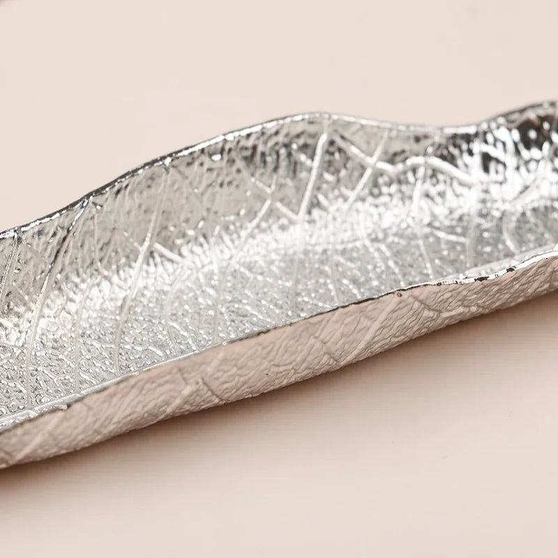 Porte-Encens en Métal Feuille – Support Bâtonnets d’Encens Zen