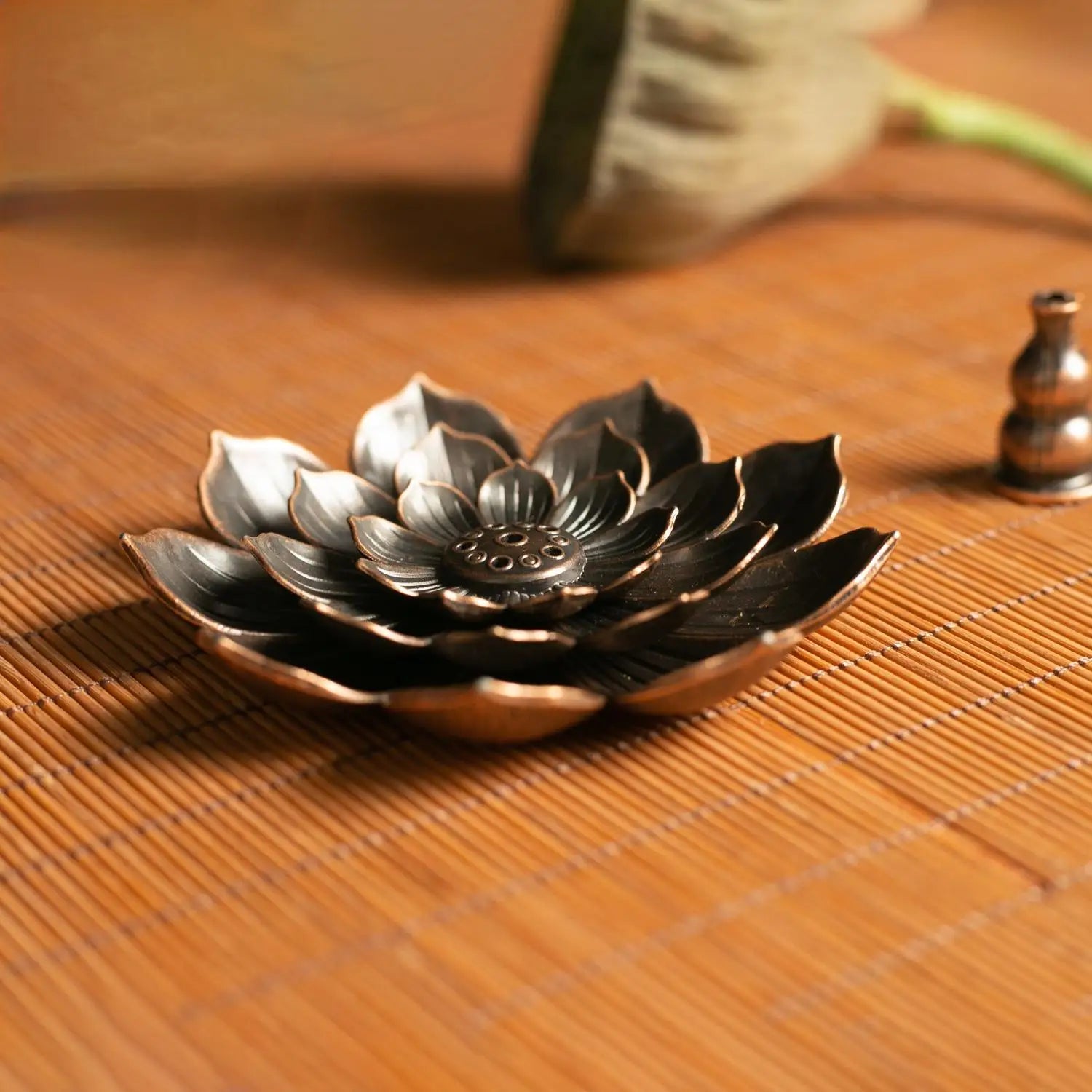 Porte-Encens Bouddhisme Lotus | Encensoir pour Bâtonnets