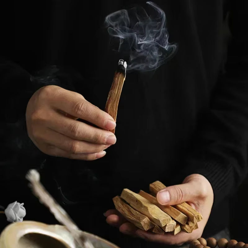 Bâtonnets d'Encens Naturels Palo Santo Perù  la méditation, la maison, la purification intérieure