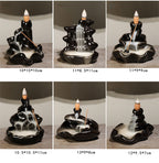 Fontaine à Encens Cascade Échelle en Céramique – Fumée Zen Backflow