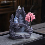 Fontaine à Encens en Résine – Arbre Cerisier