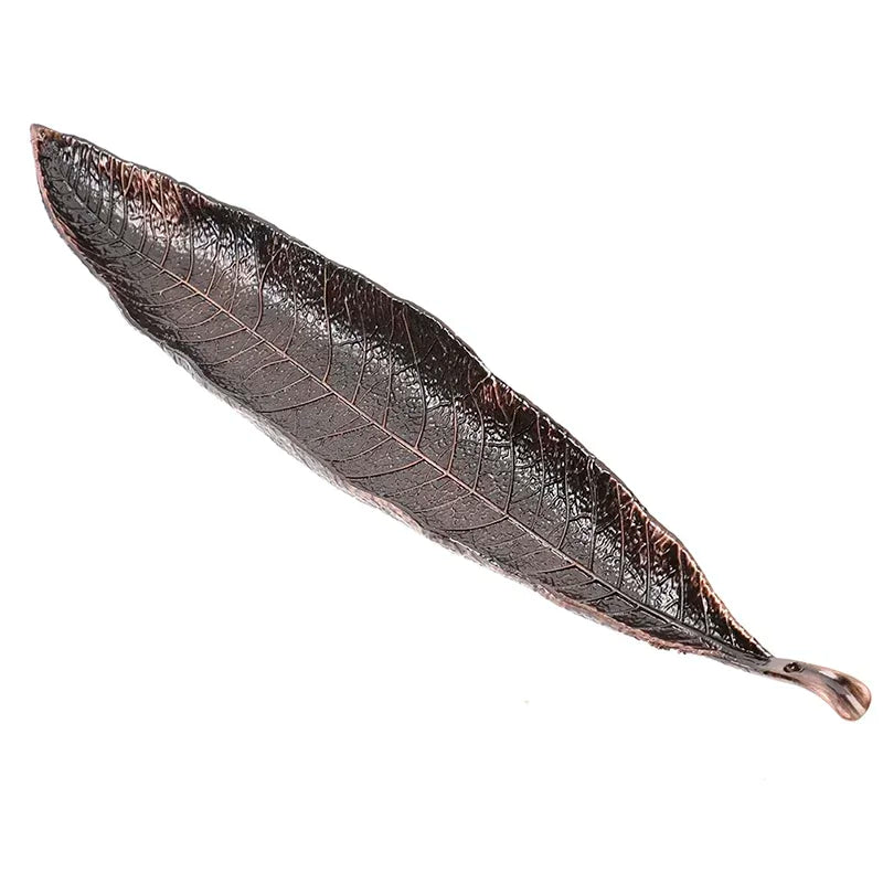 Porte-Encens en Métal Feuille – Support Bâtonnets d’Encens Zen