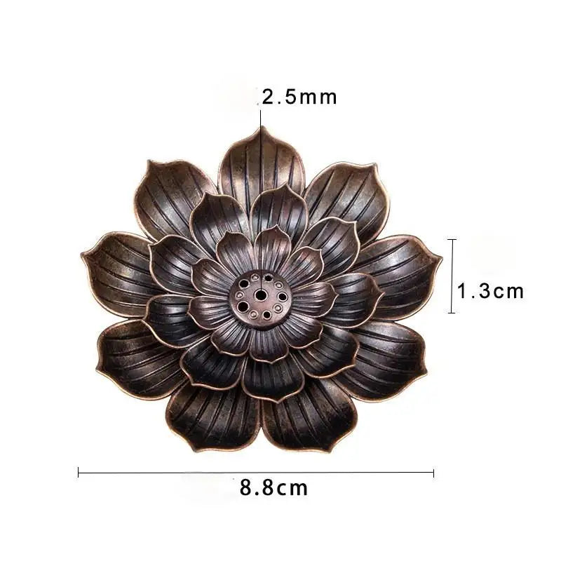 Porte-Encens Bouddhisme Lotus | Encensoir pour Bâtonnets