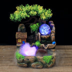 Fontaine à eau - Feng Shui - Roue porte chance avec Boule lumineuse