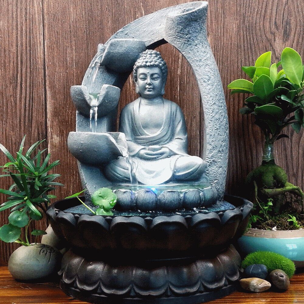 Fontaine Feng Shui en Résine – Élégance et Sérénité