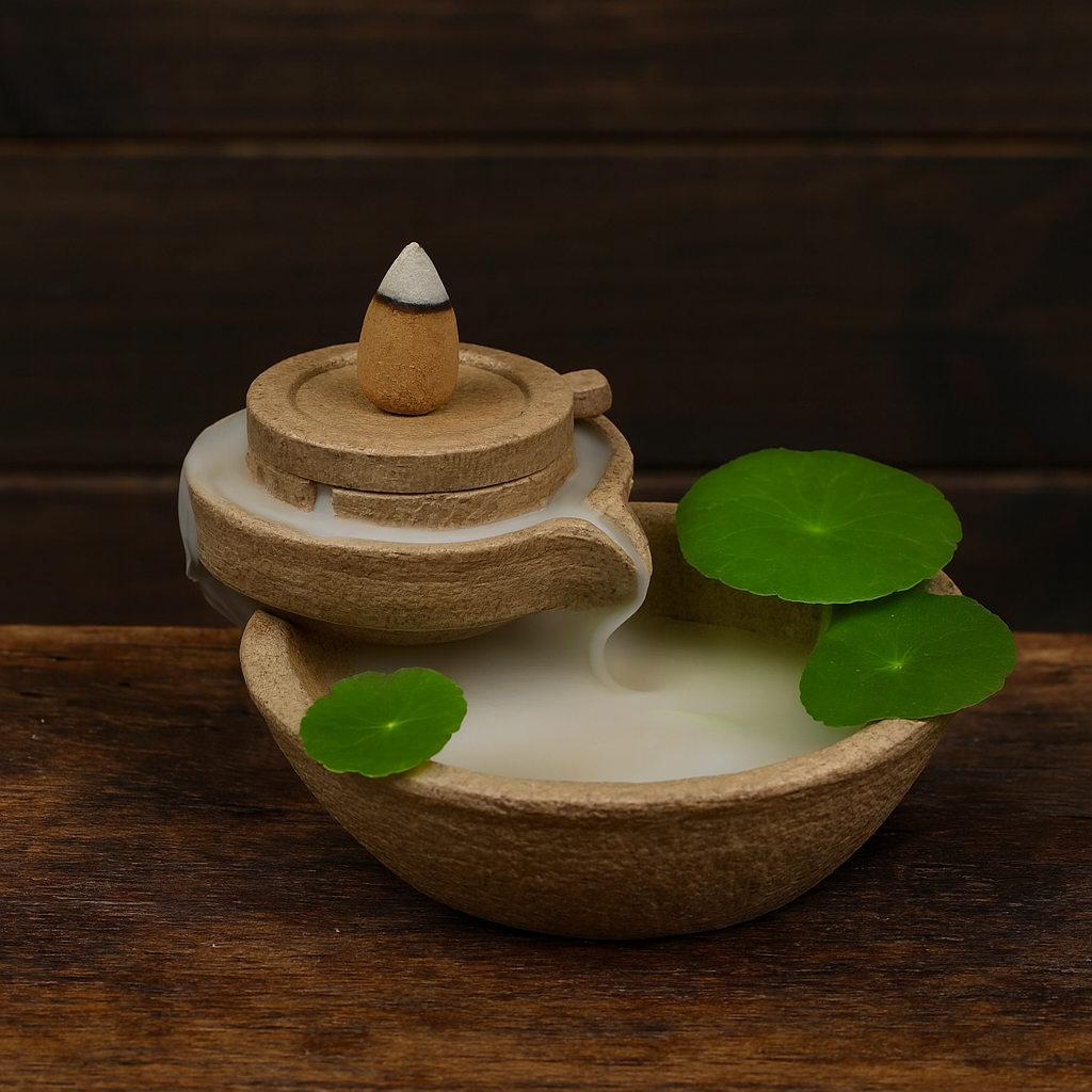 Fontaine à Encens avec Lotus – Fumée Zen Backflow
